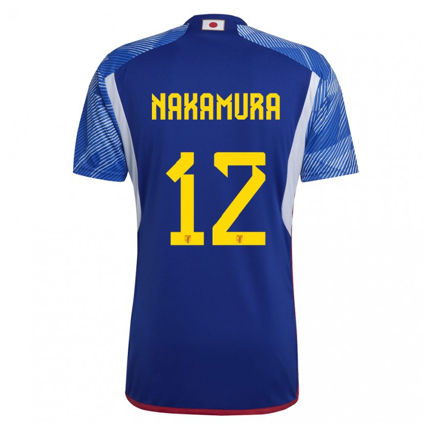 Niño Camiseta Japón Keisuke Nakamura #12 Azul Real 1ª Equipación 22-24 Perú