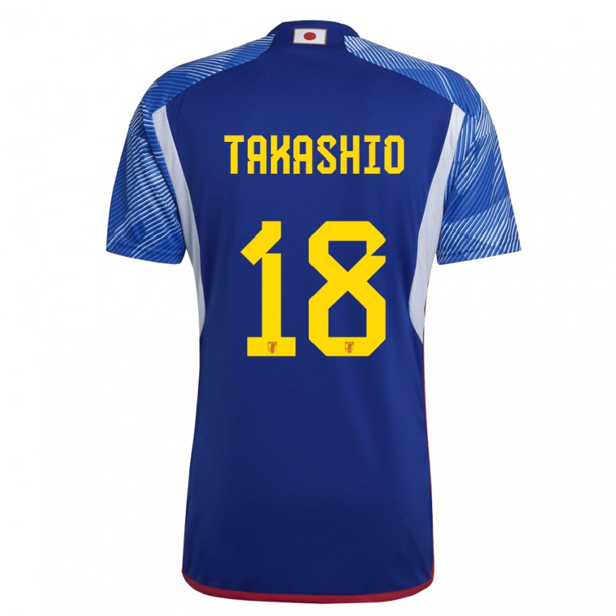 Niño Camiseta Japón Hayase Takashio #18 Azul Real 1ª Equipación 22-24 Perú