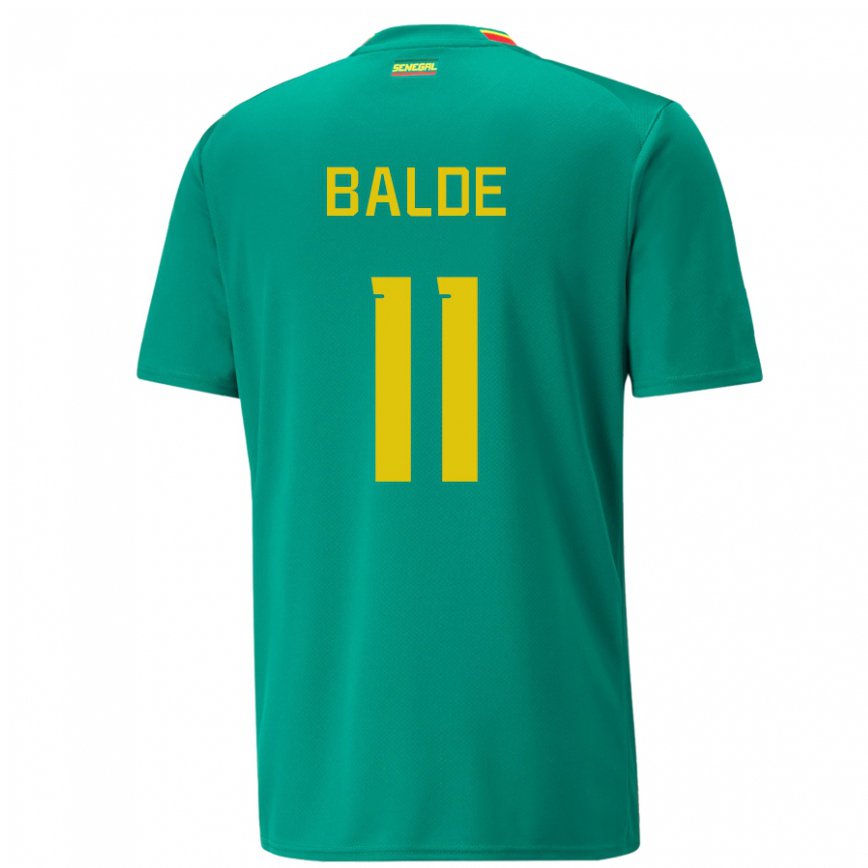 Niño Camiseta Senegal Haby Balde #11 Verde 2ª Equipación 22-24 Perú