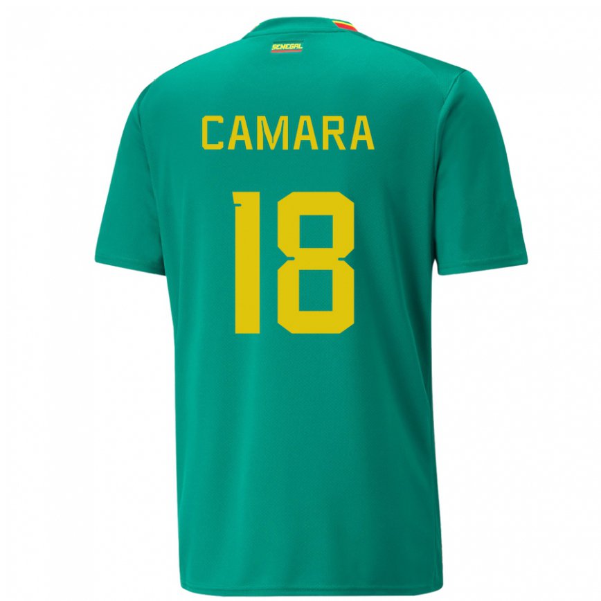 Niño Camiseta Senegal Meta Camara #18 Verde 2ª Equipación 22-24 Perú