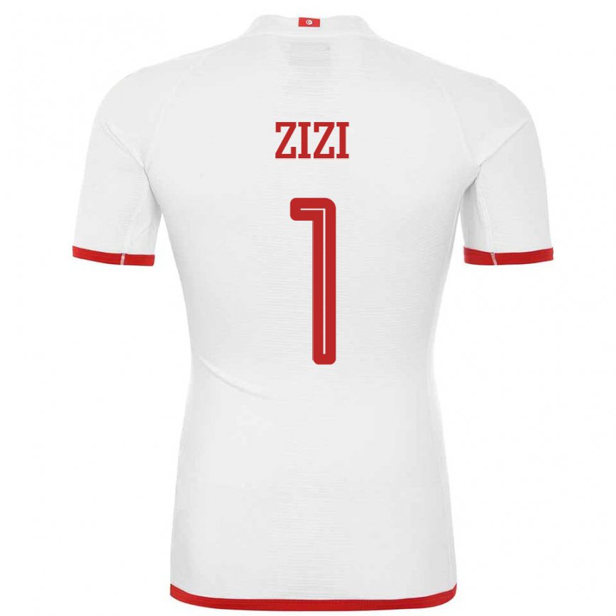 Niño Camiseta Túnez Nesrine Zizi #1 Blanco 2ª Equipación 22-24 Perú