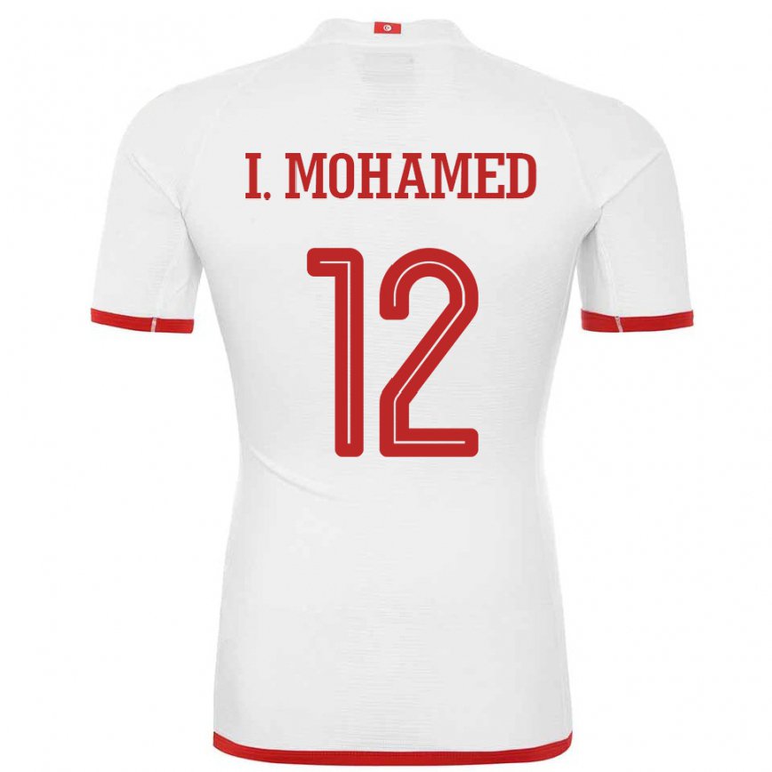 Niño Camiseta Túnez Ibtissem Ben Mohamed #12 Blanco 2ª Equipación 22-24 Perú