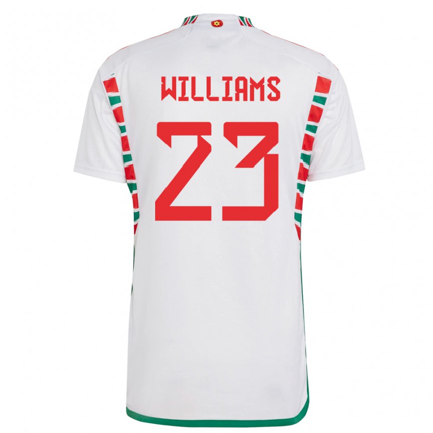 Niño Camiseta Gales Chloe Williams #23 Blanco 2ª Equipación 22-24 Perú