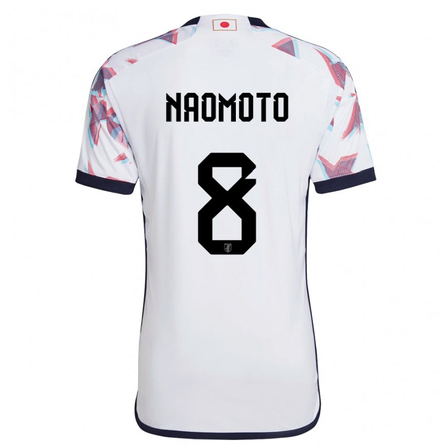 Niño Camiseta Japón Hikaru Naomoto #8 Blanco 2ª Equipación 22-24 Perú