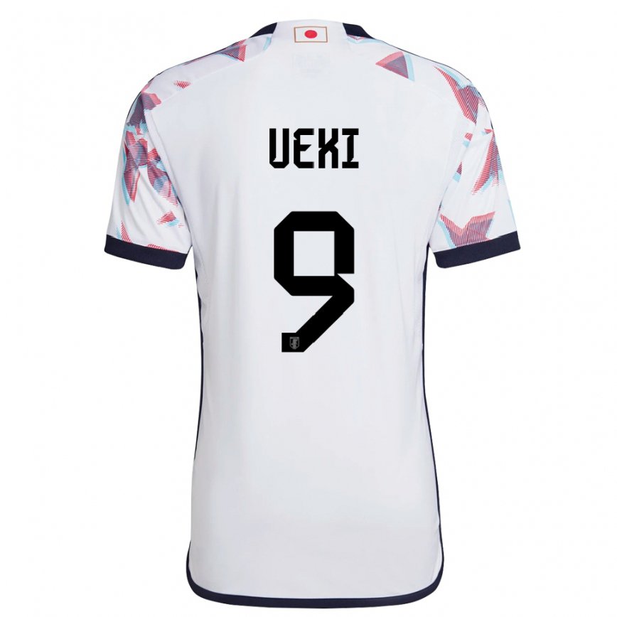 Niño Camiseta Japón Riko Ueki #9 Blanco 2ª Equipación 22-24 Perú