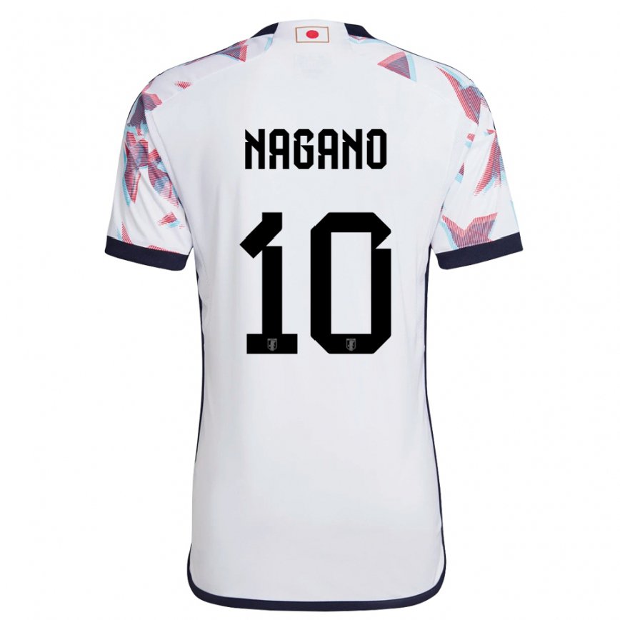 Niño Camiseta Japón Fuka Nagano #10 Blanco 2ª Equipación 22-24 Perú