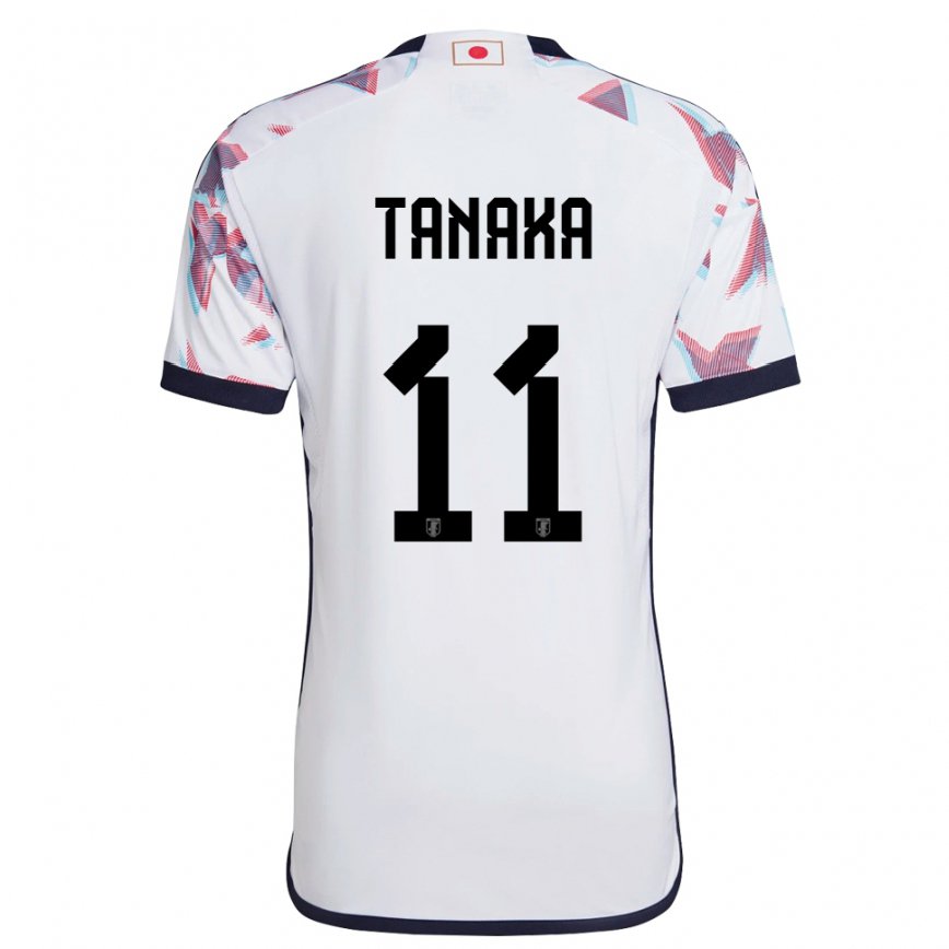 Niño Camiseta Japón Mina Tanaka #11 Blanco 2ª Equipación 22-24 Perú