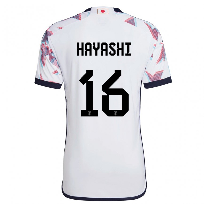 Niño Camiseta Japón Honoka Hayashi #16 Blanco 2ª Equipación 22-24 Perú