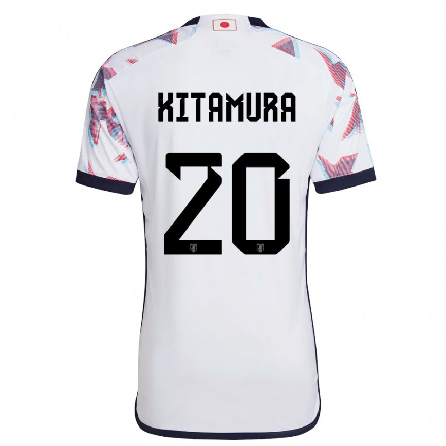 Niño Camiseta Japón Nanami Kitamura #20 Blanco 2ª Equipación 22-24 Perú