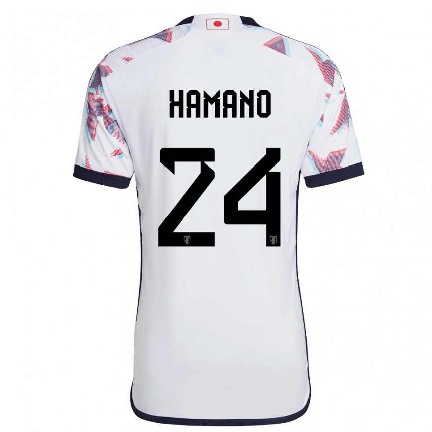 Niño Camiseta Japón Maika Hamano #24 Blanco 2ª Equipación 22-24 Perú