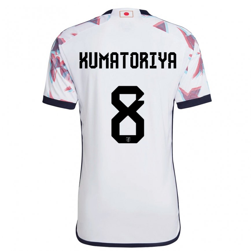 Niño Camiseta Japón Issei Kumatoriya #8 Blanco 2ª Equipación 22-24 Perú