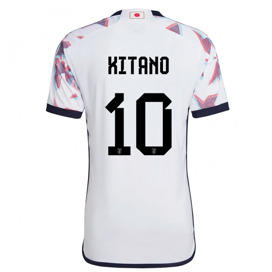 Niño Camiseta Japón Sota Kitano #10 Blanco 2ª Equipación 22-24 Perú