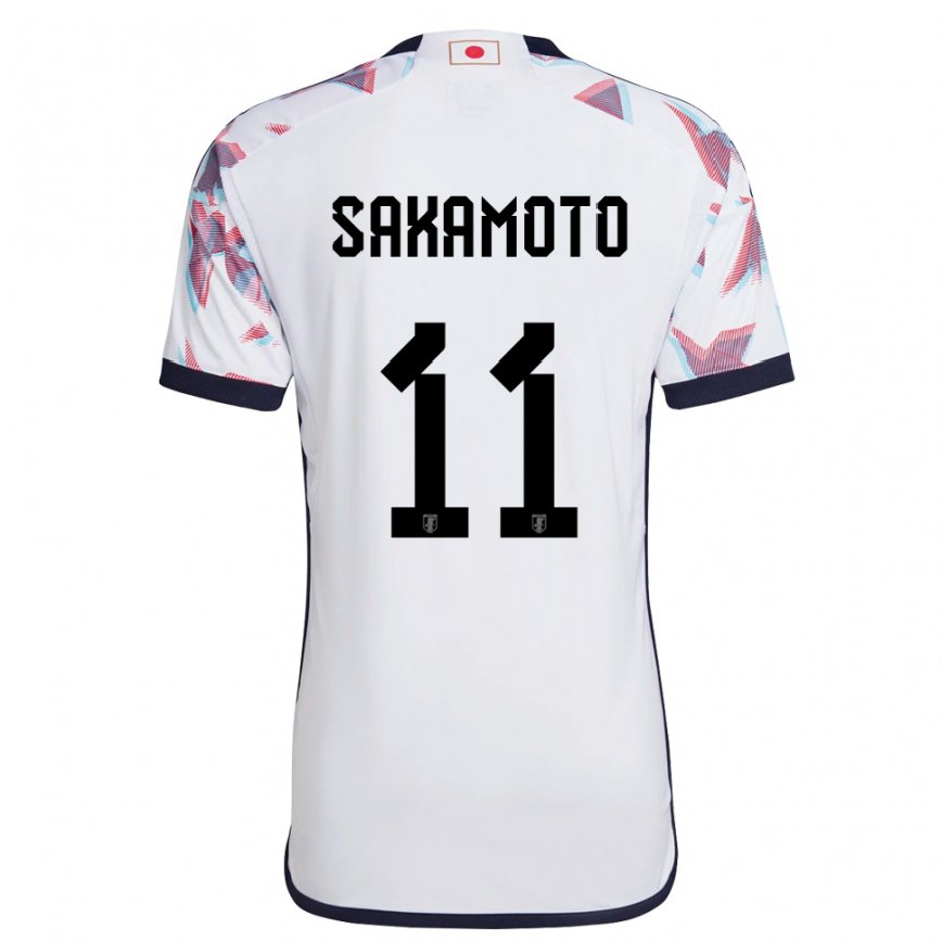 Niño Camiseta Japón Isa Sakamoto #11 Blanco 2ª Equipación 22-24 Perú