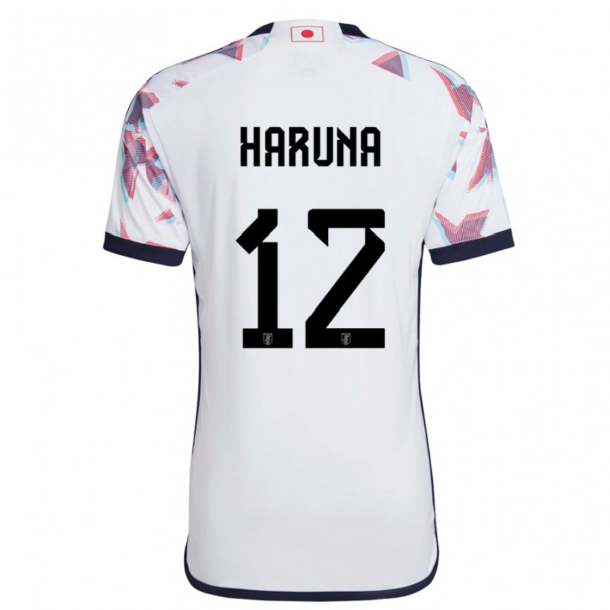 Niño Camiseta Japón Ryusei Haruna #12 Blanco 2ª Equipación 22-24 Perú