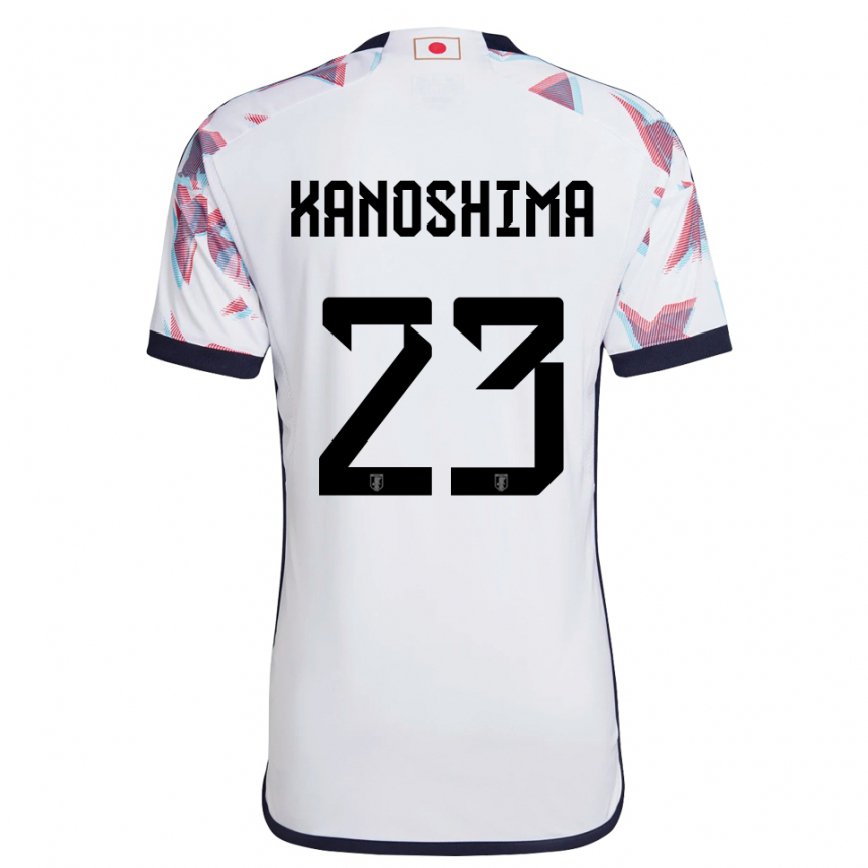 Niño Camiseta Japón Yu Kanoshima #23 Blanco 2ª Equipación 22-24 Perú