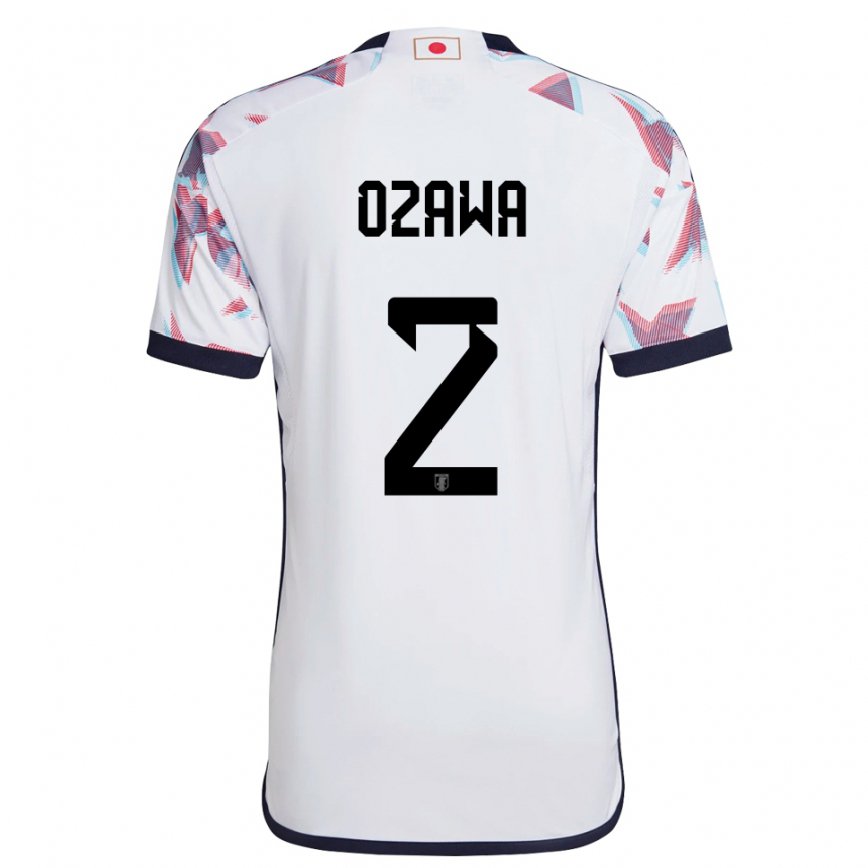 Niño Camiseta Japón Haruki Ozawa #2 Blanco 2ª Equipación 22-24 Perú