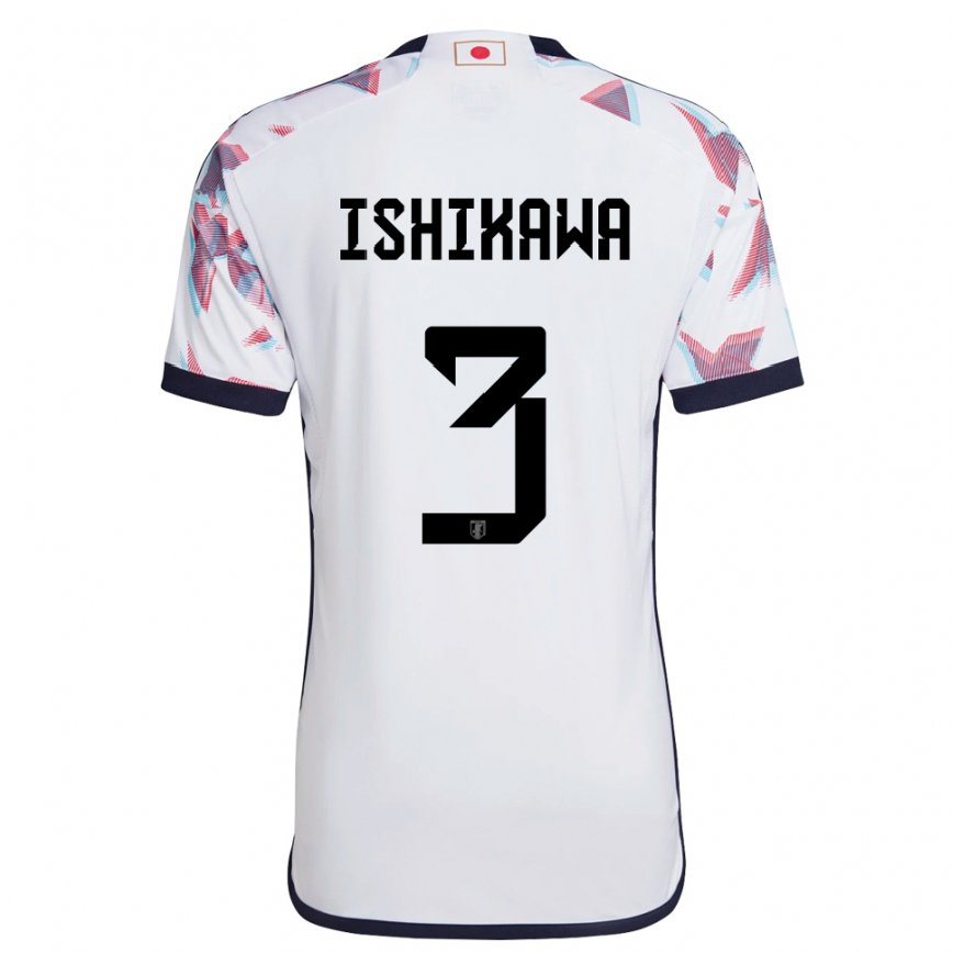 Niño Camiseta Japón Seita Ishikawa #3 Blanco 2ª Equipación 22-24 Perú