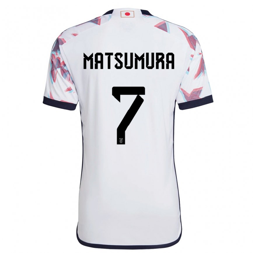 Niño Camiseta Japón Kosuke Matsumura #7 Blanco 2ª Equipación 22-24 Perú