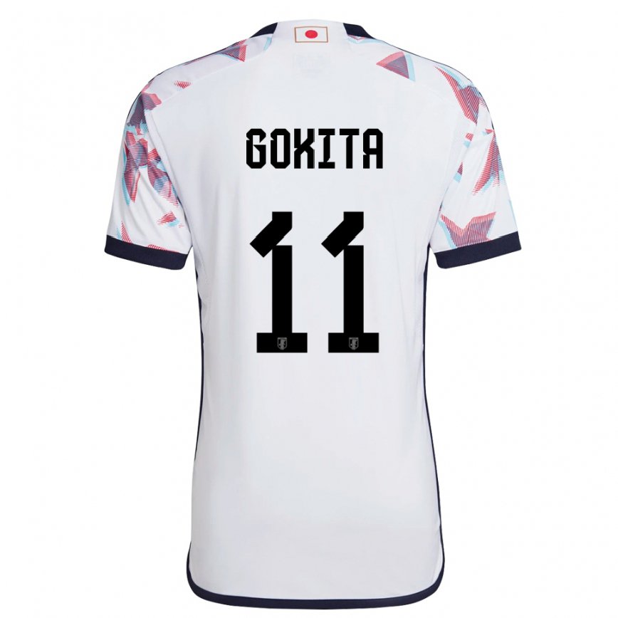 Niño Camiseta Japón Kishin Gokita #11 Blanco 2ª Equipación 22-24 Perú