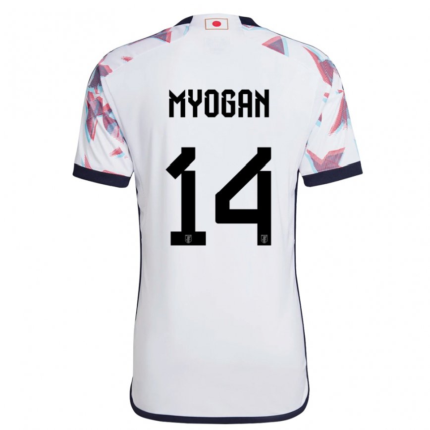 Niño Camiseta Japón Toya Myogan #14 Blanco 2ª Equipación 22-24 Perú