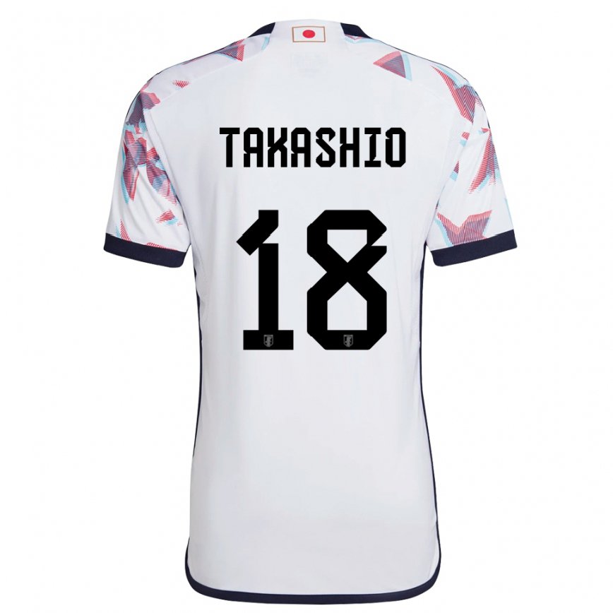 Niño Camiseta Japón Hayase Takashio #18 Blanco 2ª Equipación 22-24 Perú