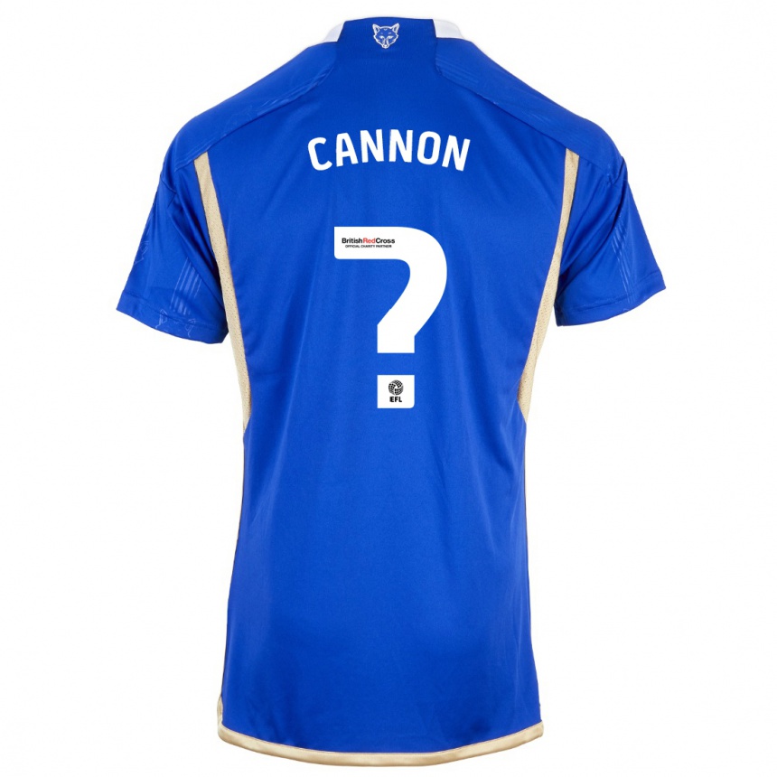 Niño Fútbol Camiseta Thomas Cannon #0 Azul 1ª Equipación 2023/24 Perú