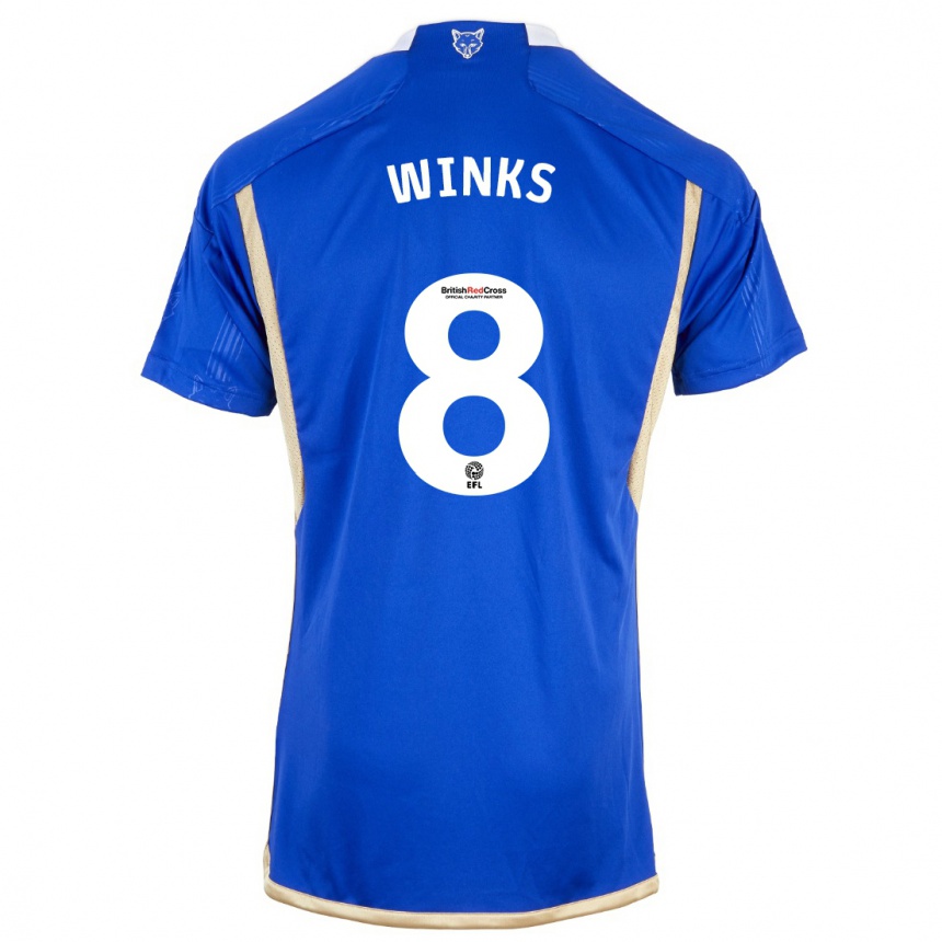 Niño Fútbol Camiseta Harry Winks #8 Azul 1ª Equipación 2023/24 Perú