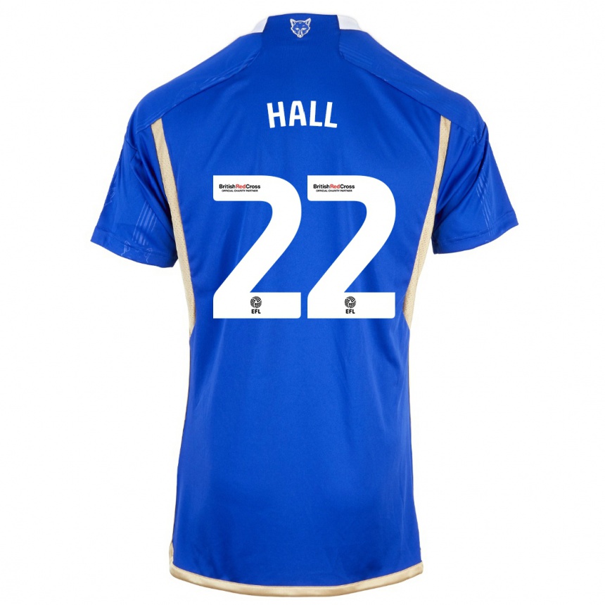 Niño Fútbol Camiseta Kiernan Dewsbury-Hall #22 Azul 1ª Equipación 2023/24 Perú