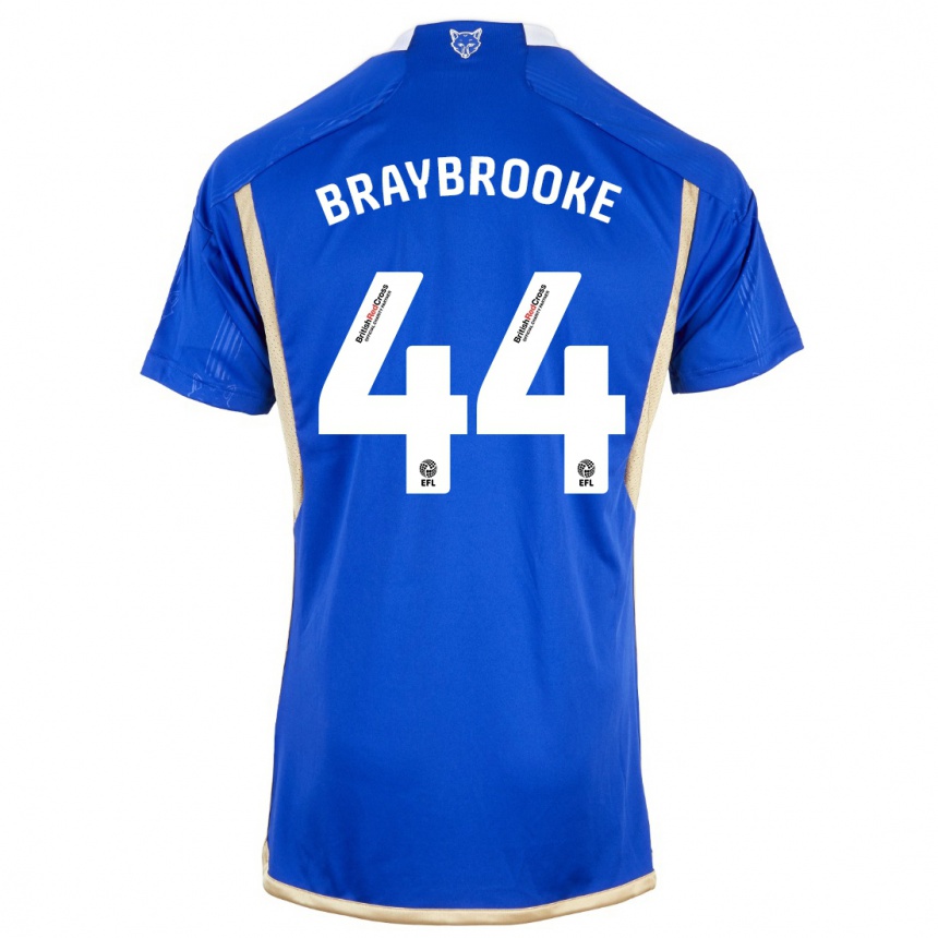 Niño Fútbol Camiseta Sammy Braybrooke #44 Azul 1ª Equipación 2023/24 Perú