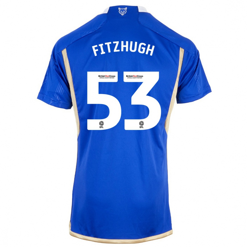 Niño Fútbol Camiseta Ethan Fitzhugh #53 Azul 1ª Equipación 2023/24 Perú