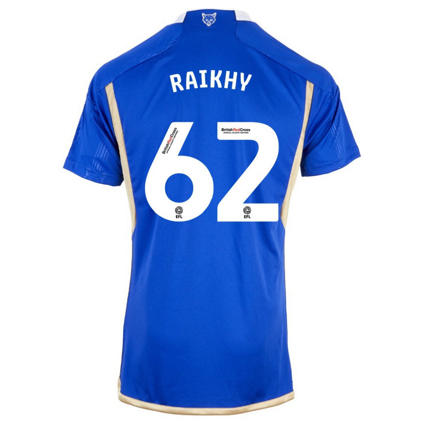 Niño Fútbol Camiseta Arjan Raikhy #62 Azul 1ª Equipación 2023/24 Perú