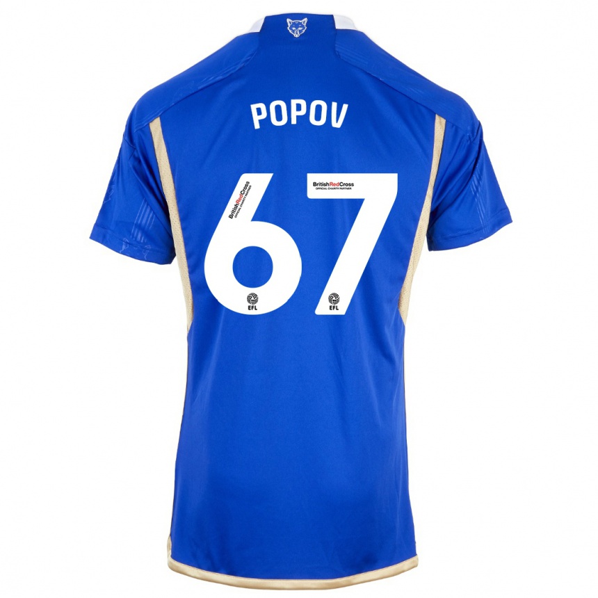 Niño Fútbol Camiseta Chris Popov #67 Azul 1ª Equipación 2023/24 Perú