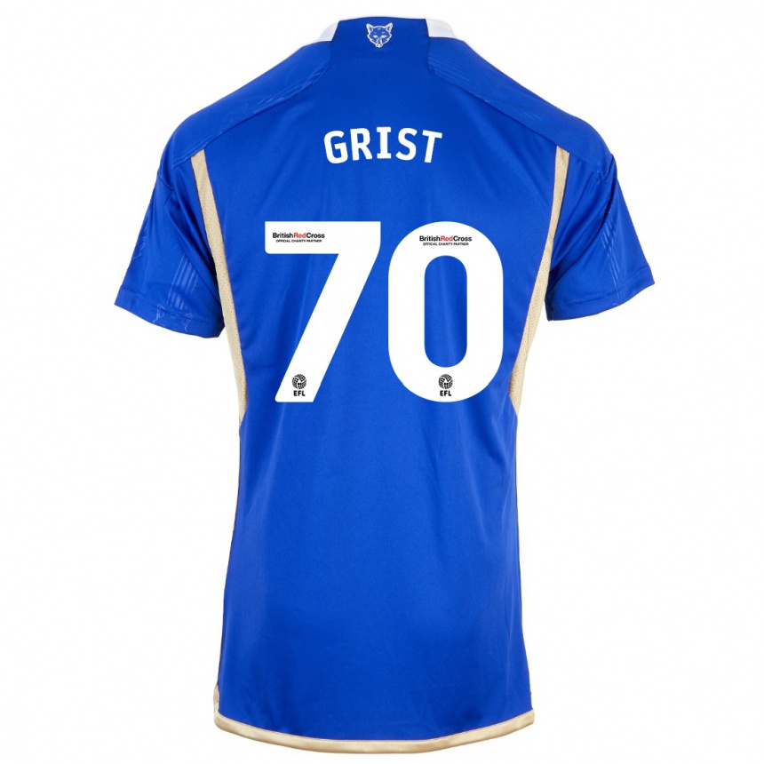 Niño Fútbol Camiseta Ben Grist #70 Azul 1ª Equipación 2023/24 Perú