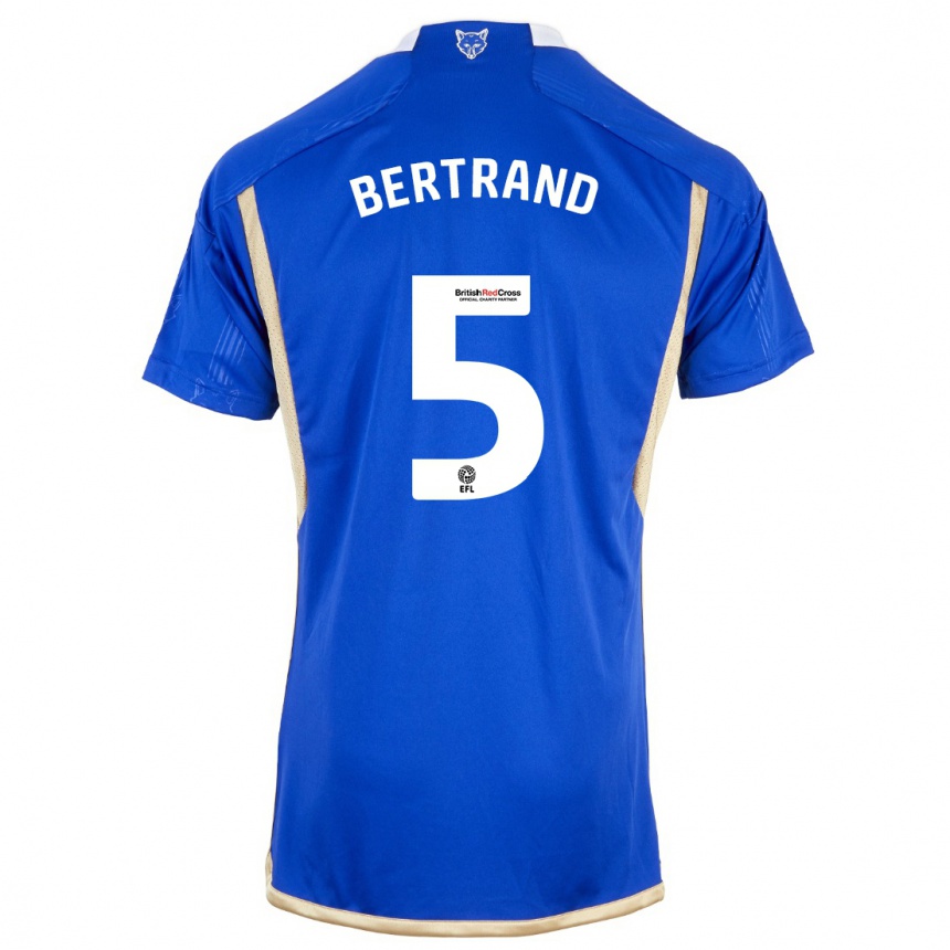 Niño Fútbol Camiseta Ryan Bertrand #5 Azul 1ª Equipación 2023/24 Perú