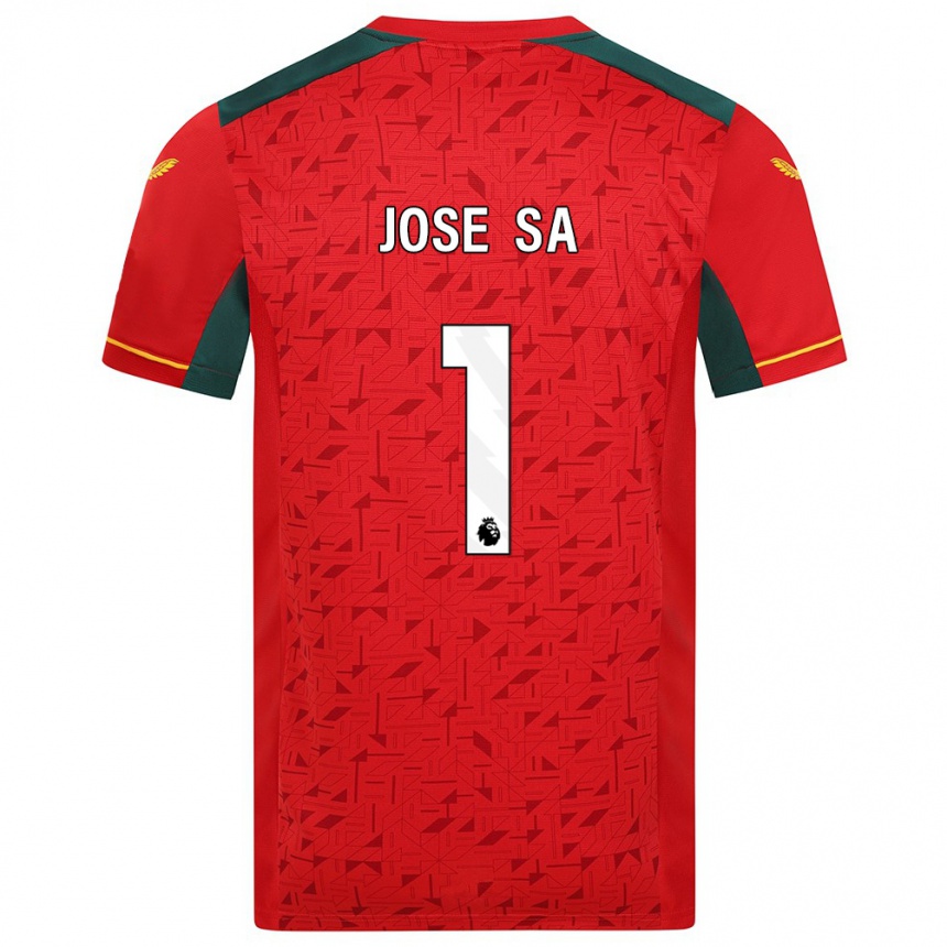 Niño Fútbol Camiseta José Sá #1 Rojo 2ª Equipación 2023/24 Perú