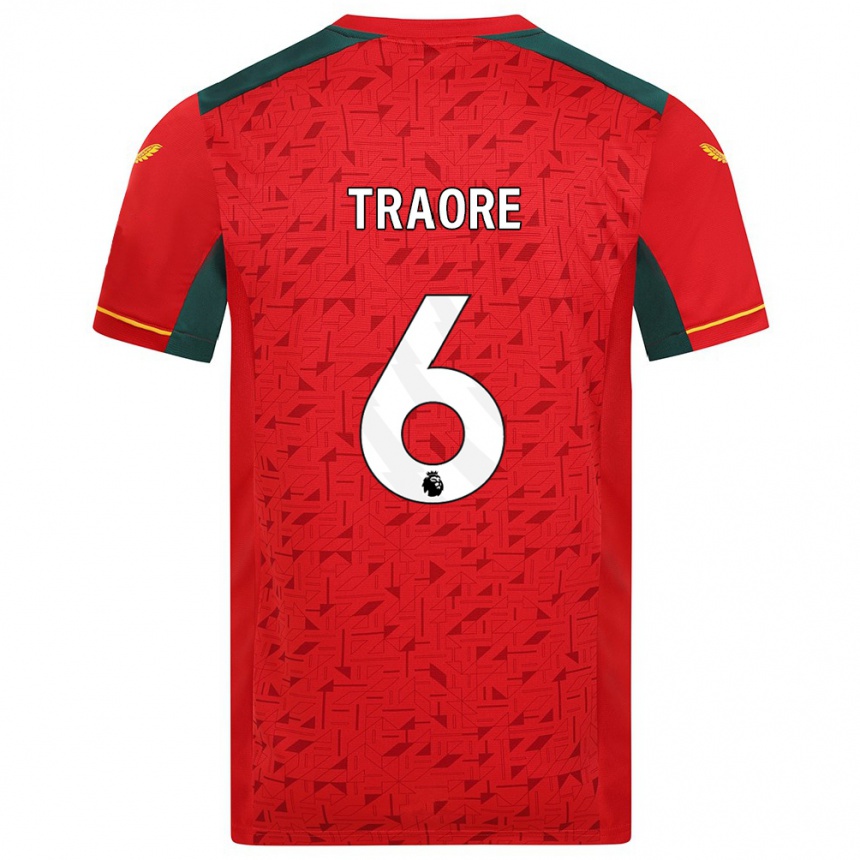 Niño Fútbol Camiseta Boubacar Traoré #6 Rojo 2ª Equipación 2023/24 Perú