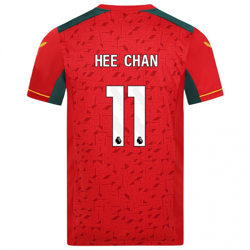 Niño Fútbol Camiseta Hee-Chan Hwang #11 Rojo 2ª Equipación 2023/24 Perú