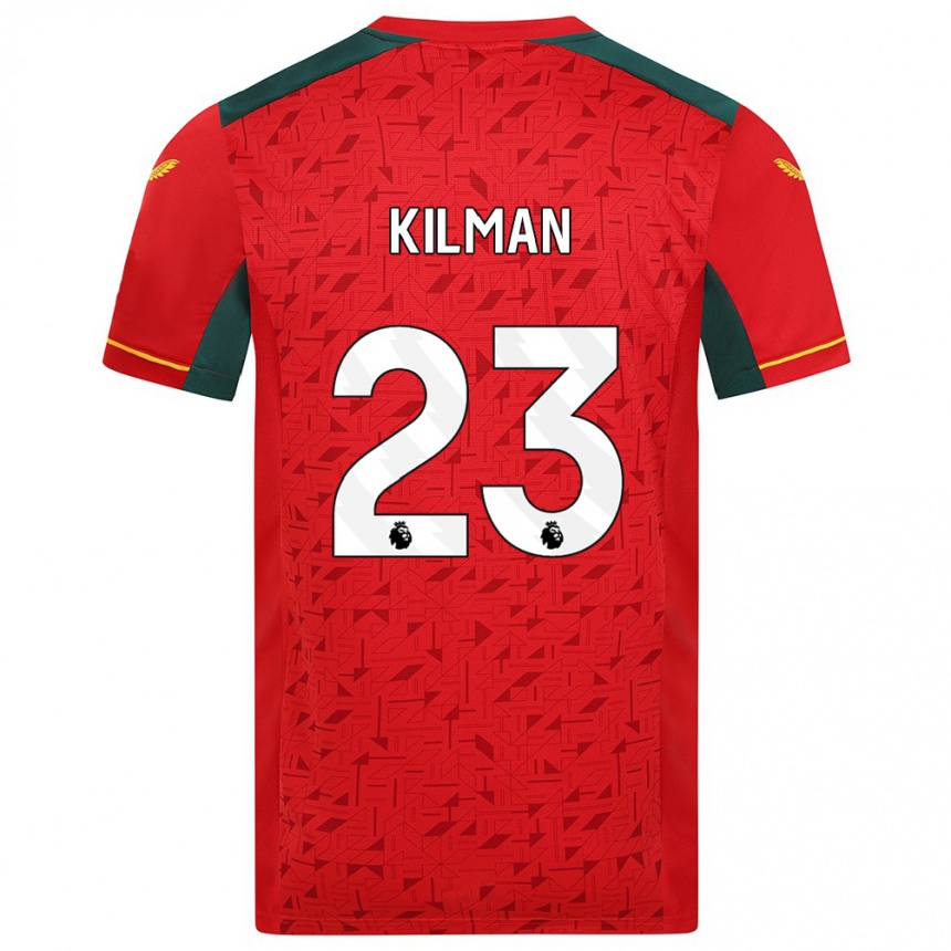 Niño Fútbol Camiseta Max Kilman #23 Rojo 2ª Equipación 2023/24 Perú