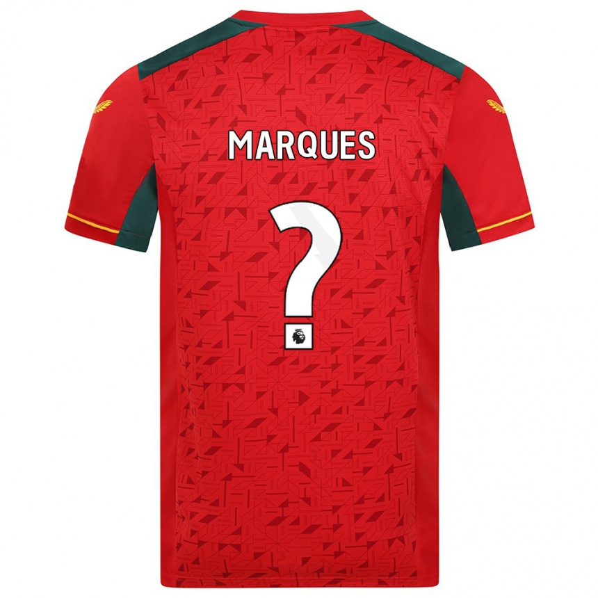 Niño Fútbol Camiseta Christian Marques #0 Rojo 2ª Equipación 2023/24 Perú