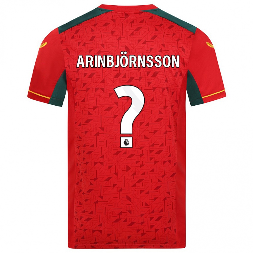 Niño Fútbol Camiseta Pálmi Rafn Arinbjörnsson #0 Rojo 2ª Equipación 2023/24 Perú