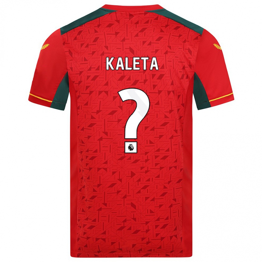 Niño Fútbol Camiseta Marvin Kaleta #0 Rojo 2ª Equipación 2023/24 Perú