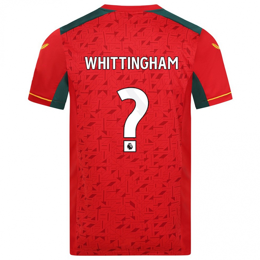 Niño Fútbol Camiseta Matthew Whittingham #0 Rojo 2ª Equipación 2023/24 Perú