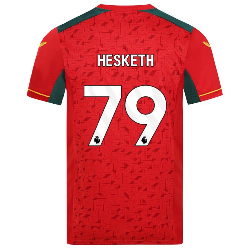 Niño Fútbol Camiseta Owen Hesketh #79 Rojo 2ª Equipación 2023/24 Perú