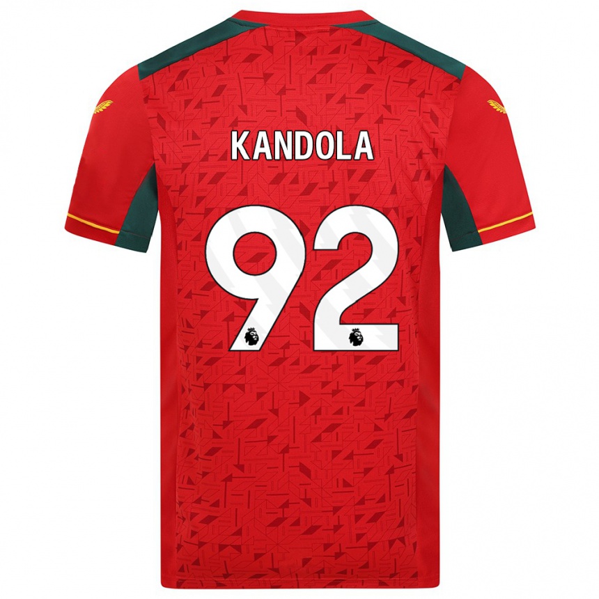 Niño Fútbol Camiseta Kam Kandola #92 Rojo 2ª Equipación 2023/24 Perú