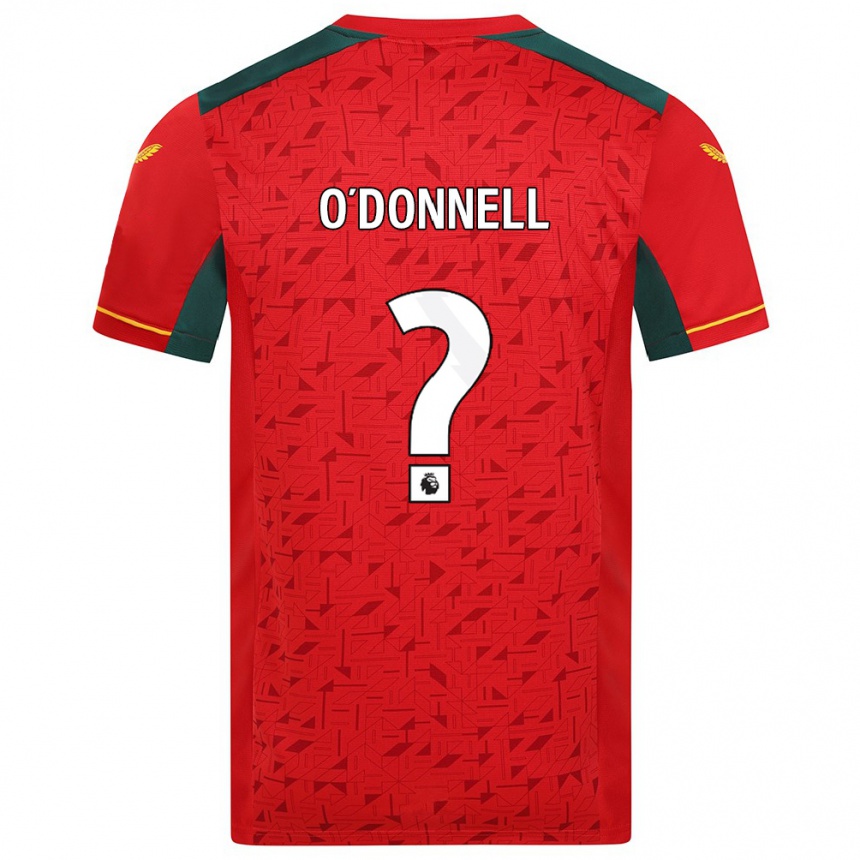 Niño Fútbol Camiseta Luke O'donnell #0 Rojo 2ª Equipación 2023/24 Perú