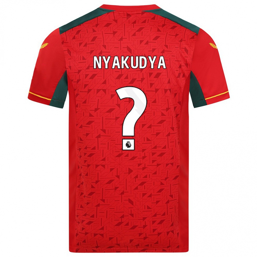 Niño Fútbol Camiseta Joshua Nyakudya #0 Rojo 2ª Equipación 2023/24 Perú