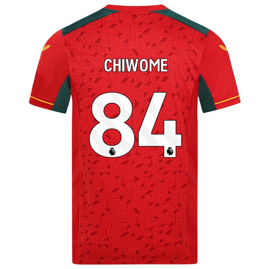 Niño Fútbol Camiseta Leon Chiwome #84 Rojo 2ª Equipación 2023/24 Perú