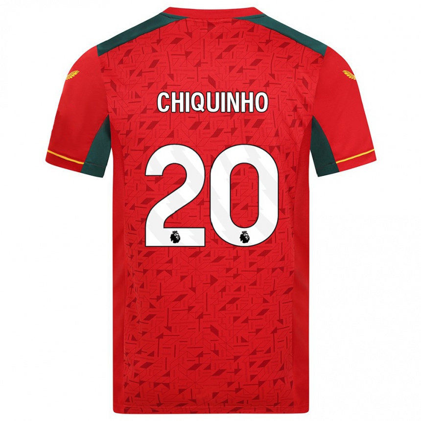 Niño Fútbol Camiseta Chiquinho #20 Rojo 2ª Equipación 2023/24 Perú