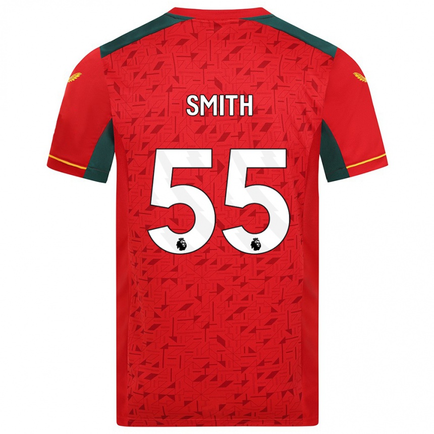 Niño Fútbol Camiseta Jackson Smith #55 Rojo 2ª Equipación 2023/24 Perú