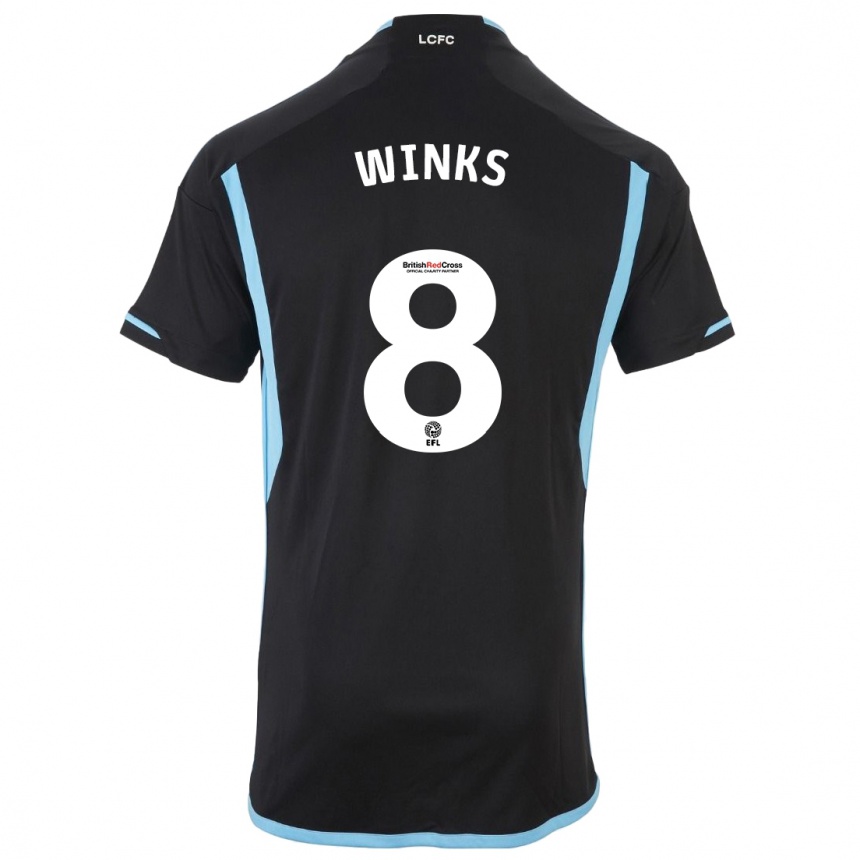 Niño Fútbol Camiseta Harry Winks #8 Negro 2ª Equipación 2023/24 Perú